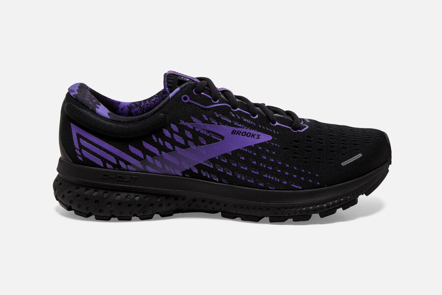 Brooks Running Shoes Mens Black/Purple - Ghost 13 Road - 3896-NVXHU